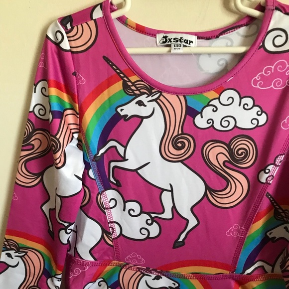 Custom Unicorn Rainbow Birthday Dress - Picture 5 of 6